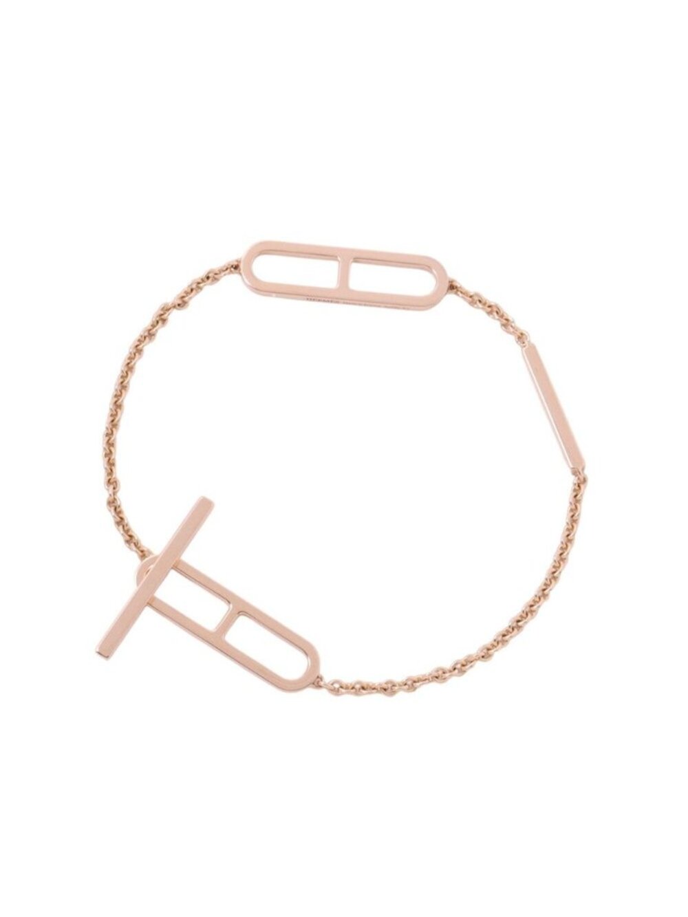Hermes Bracelet Ever Chaine D'ancre 18k Pink Gold